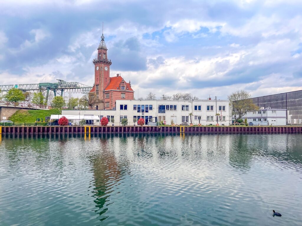 Der Dortmunder Hafen auf den Urban Trails im Ruhrgebiet