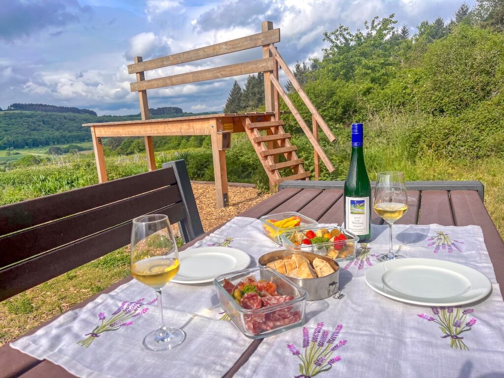Picknick auf der Konzer Höhenrunde - einem Seitensprung am Moselsteig