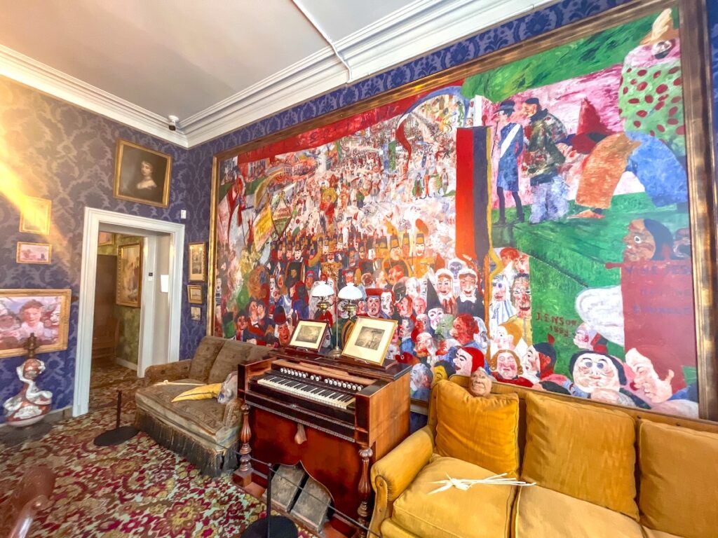 Das frühere Wohnung des multitalentierten Ausnahmekünstlerd James Ensor ist heute ein Museum in Ostende